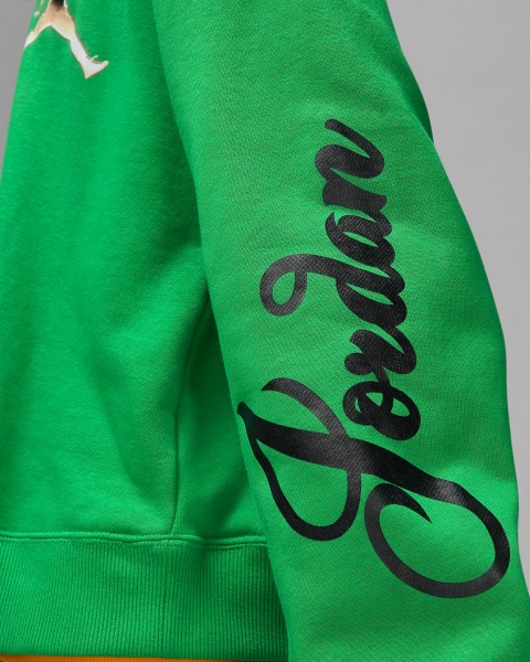 Джемпер Nike W J BRKLN FT GFX PO DZ3378-310 р. S зелений