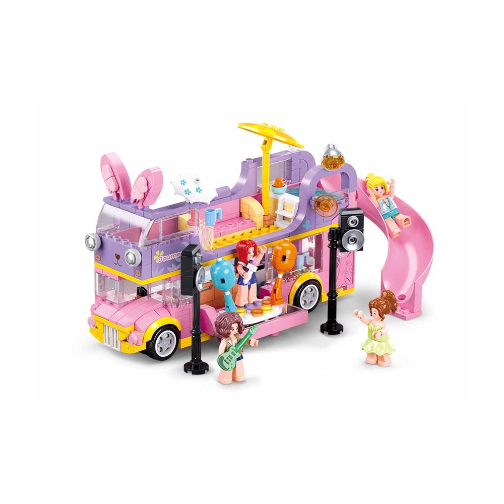 Конструктор Sluban Girls Dream Двухэтажный автобус 412 дет. M38-B1165