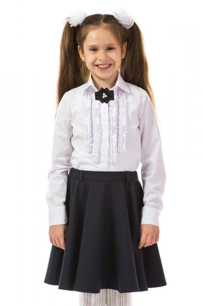 Блуза р. 134 белый 71711401100 