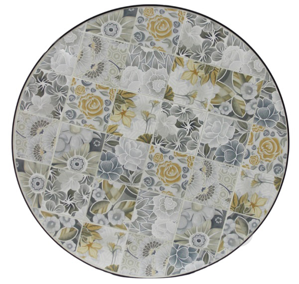 Комплект металевих меблів Indigo Верона з покриттям мозаїка 39x37x89 см