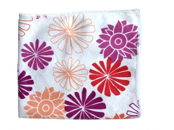 Салфетка Добра господарочка из микрофибры для кухни 30х35 см 2 шт./уп. / белый