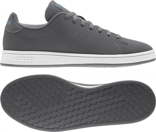 Кроссовки Adidas ADVANTAGE BASE FY8640 р.UK 9 темно-серый