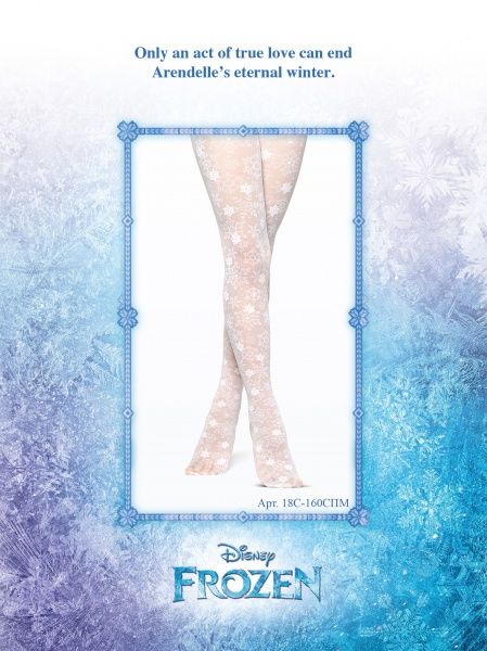 Колготки детские для девочек Conte Elegant нарядные Disney 18С-160СПМ р.140-146 bianco 