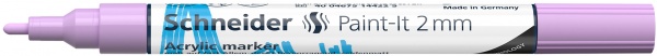 Маркер акриловый Schneider Paint-it 310 2 мм S120128 пастельно-фиолетовый 