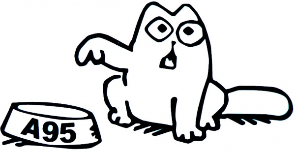 Наліпка TERRAPLUS кіт 95