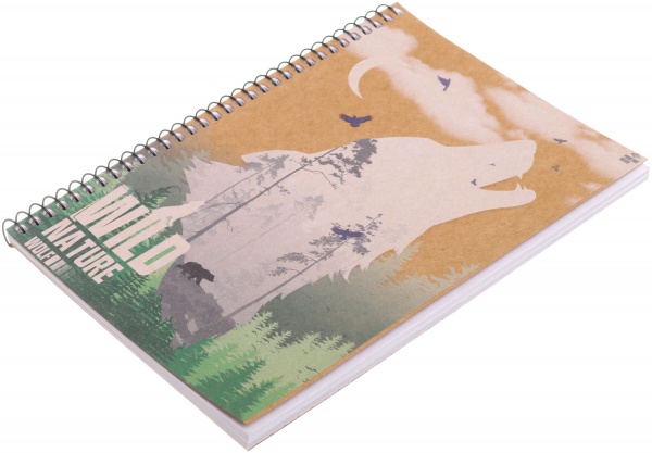 Тетрадь школьная Спираль A5 60 листов в клеточку