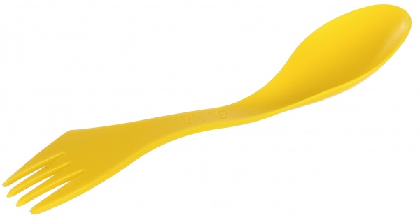 Ложка-вилка пластиковая в ассортименте 17 см Алеана