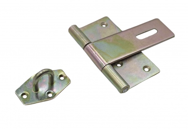 Петля Domax (ZZBR 150) накладная 100x50x2,5 мм желтый цинк универсальная