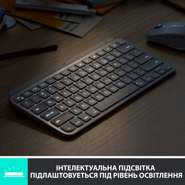 Клавиатура Logitech MX Keys Mini Minimalist Wireless Illuminated (L920-010500) rose 