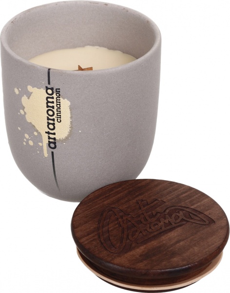 Свеча ароматическая ArtAroma керам. Корица 