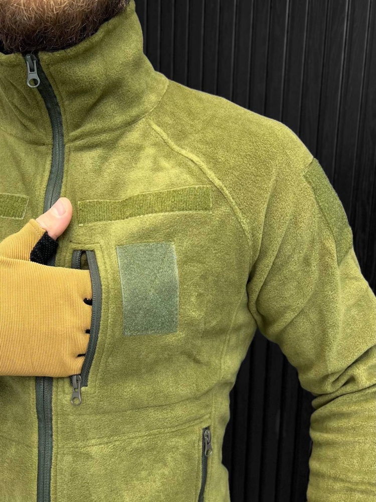 Кофта LOGOS-Tac флисовая, 48 04-06-00-0003 р.M оливковый