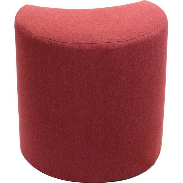 Пуф Марбет Півмісяць №18 бордовий 