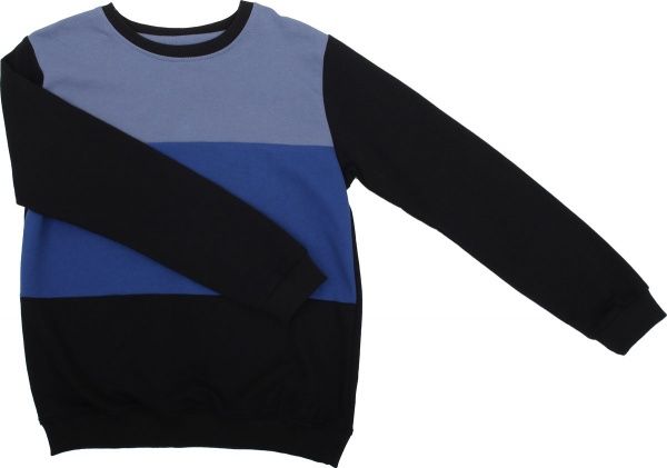 Джемпер Фламинго D8-8643-64/14 р.140 черный с синим D8-8643-64/14 