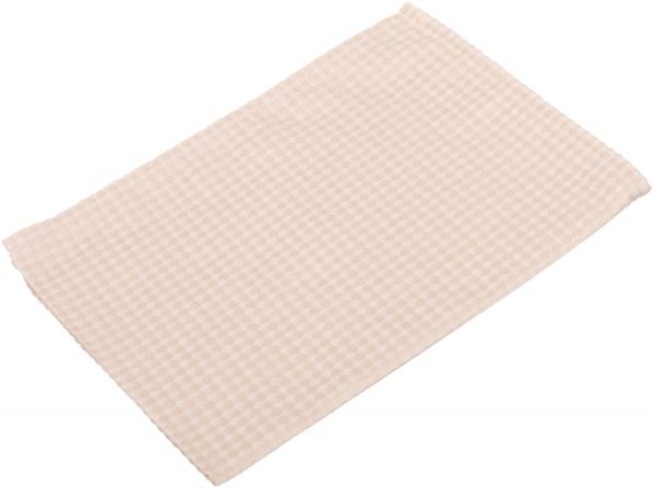 Полотенце вафельное 45x60 см бежевый Домашній текстиль 