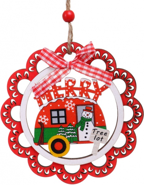 Декоративная подвеска Круг 10,5x10,5 см 6014-103