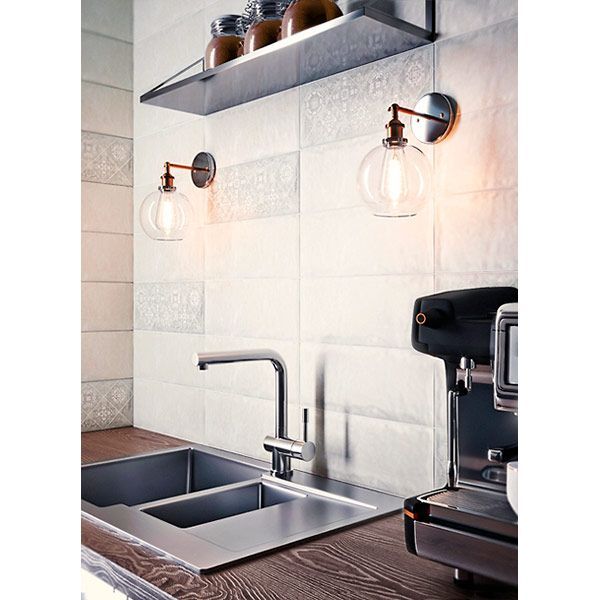 Плитка InterCerama Portland сіра світла 15х40 180 071 