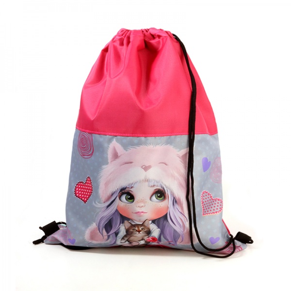 Сумка для обуви Lider Девочка-котик