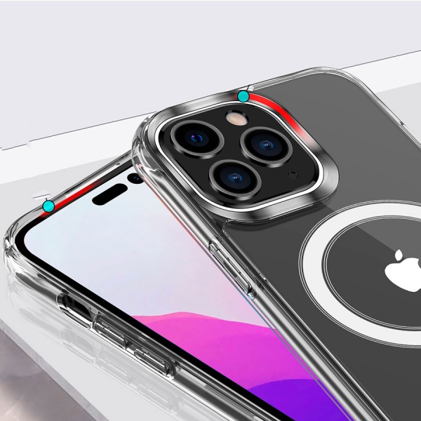 Прозорий силіконовий чохол iLoungeMax Clear Case with MagSafe для iPhone 14 Pro Max