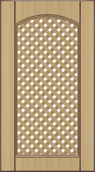 Фасад для кухні Грейд-Плюс Клен світлий патина №420 713x396 ВТ Вінтаж правий