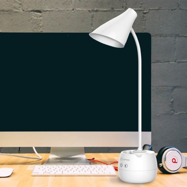 Настольная лампа LightMaster LED DE1145 с аккумулятором 5 Вт белый 
