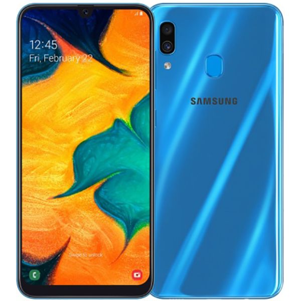 Смартфон Samsung Galaxy A30 SM-A305F 4/64 Duos ZBO (SM-A305FZBOSEK) blue
