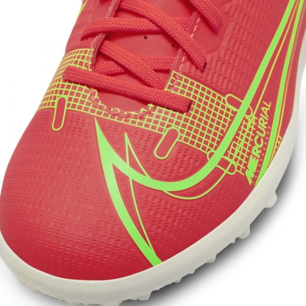 Cороконіжки Nike JR VAPOR 14 CLUB TF CV0945-600 р. US 6Y червоний
