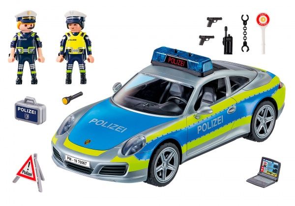 Конструктор Playmobil Поліцейська машина Porsche 911 Carrera 4S 70067