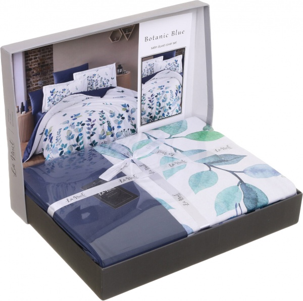 Комплект постільної білизни Botanic Blue 2 блакитний La Nuit 