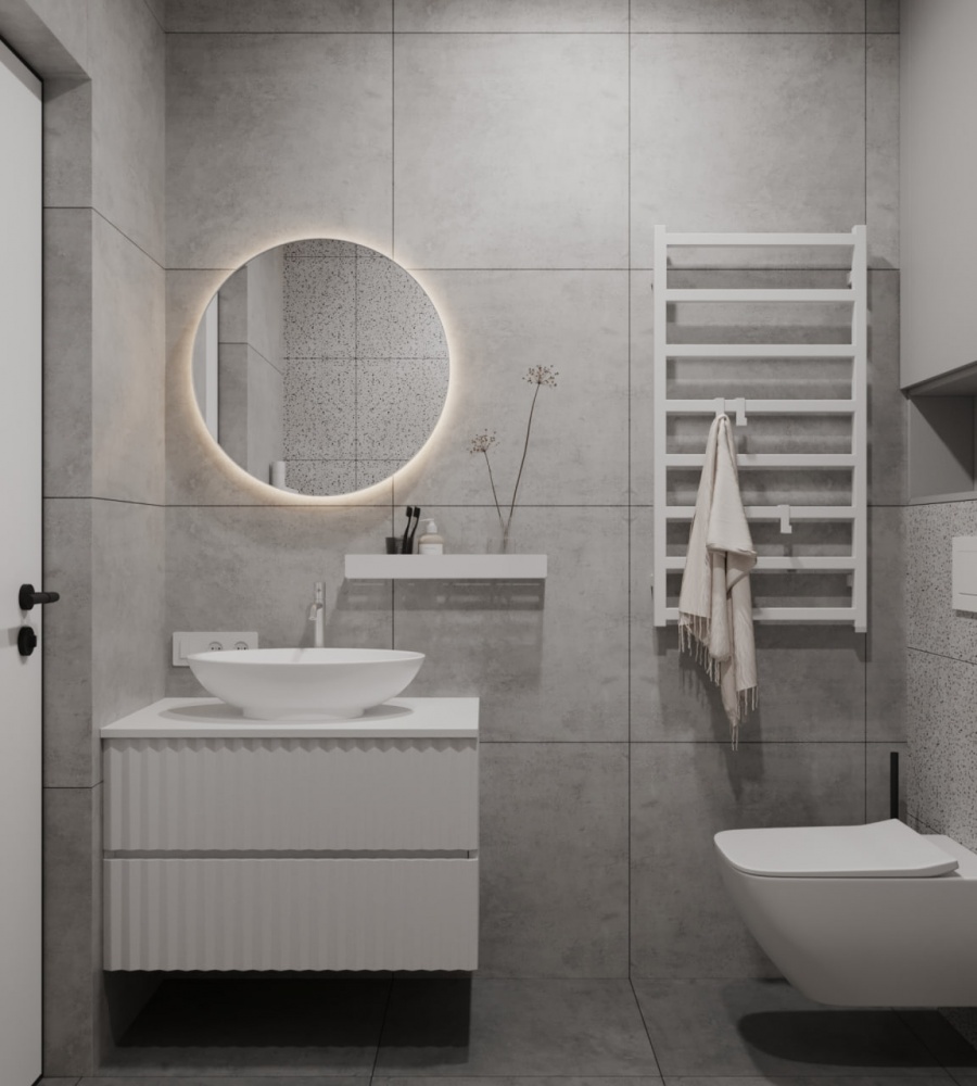 Тумба підвісна Сансервіс «MARBLE-80» під умивальник ELITE-80