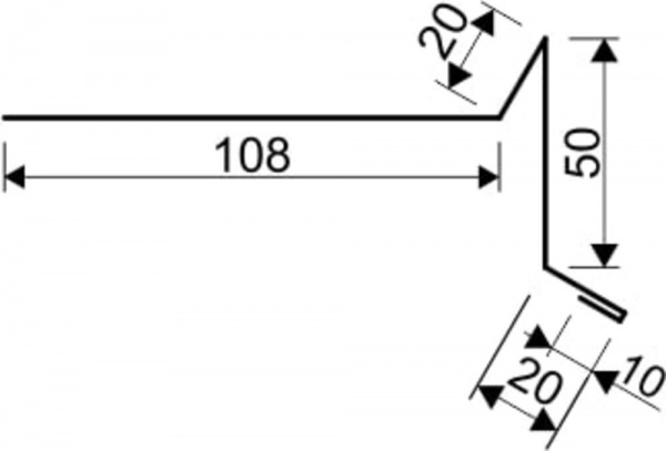 Вітрозахист Tile 2м БЧ RAL 7024 графітово-сірий