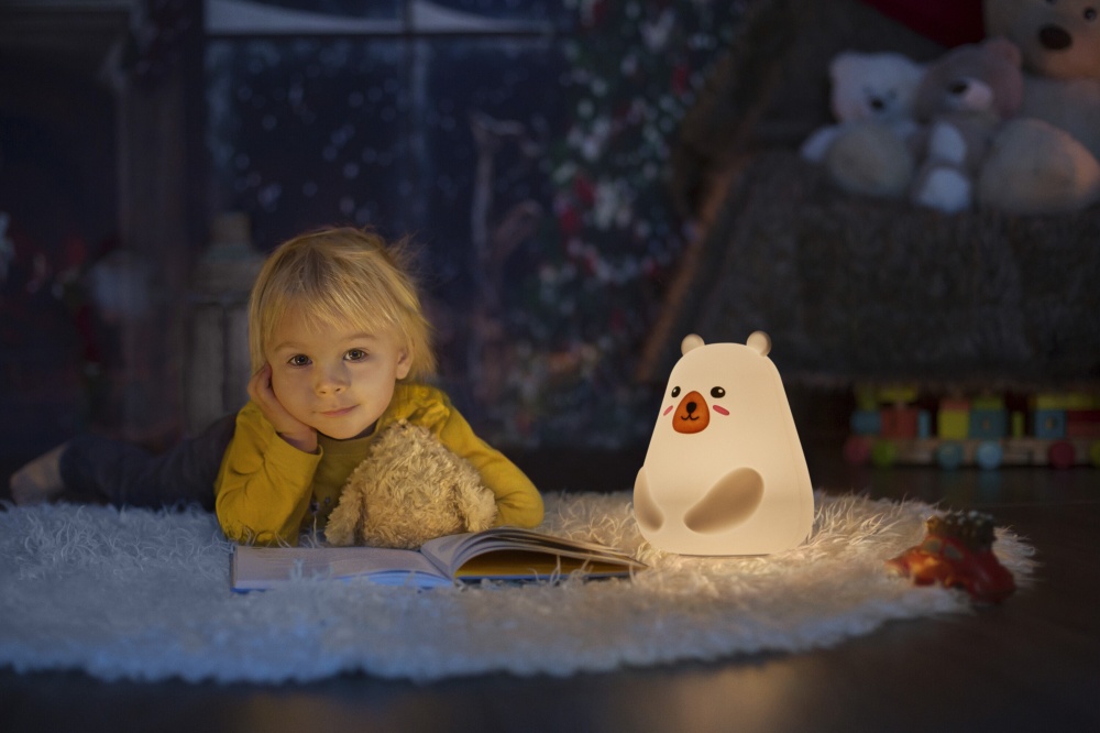 Ночник светодиодный Osram Nightlux Touch RGBW Bear USB-C 0,7 Вт белый