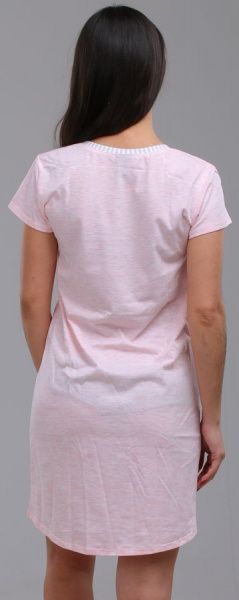 Нічна сорочка Smileyworld 004/12161 р. S рожевий із сірим 