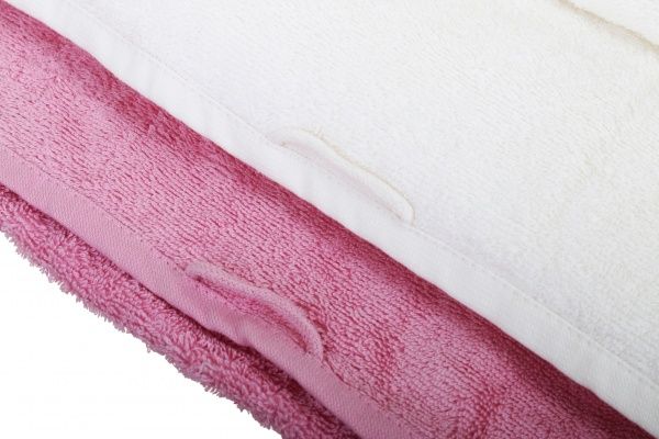 Набір рушників Monica 2 шт. рожевий/ білий La Nuit 