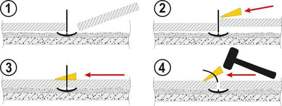 Система вирівнювання плитки Vorel 04714 100 шт.