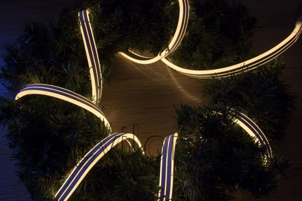 Электрогирлянда линейная Девилон Гибкая трубка теплый белый 950101 светодиодная (LED) 5 м 