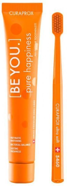 Набор CURAPROX Зубная паста + щетка BE YOU Orange 90 мл