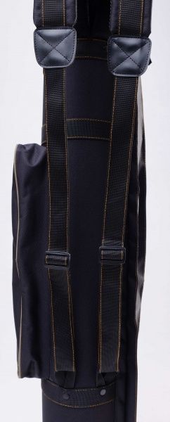 Чехол для удилища KENT&AVER двухсекционный полужесткий №02 черный 135 см