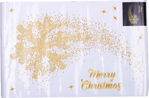 Наклейка декоративна золотиста плівка 40x32 см