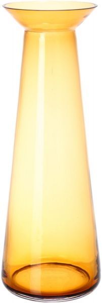 Ваза скляна амбер Сара d15,5 cм Wrzesniak Glassworks