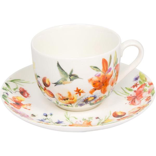 Чашка з блюдцем Colibri 100 мл 21-244-037 Krauff