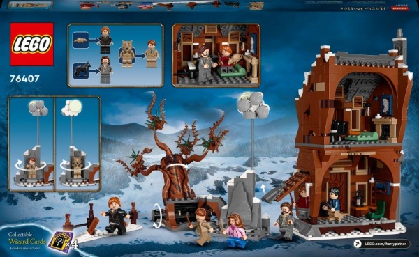 Конструктор LEGO Harry Potter виюча хатина та войовнича верба 76407