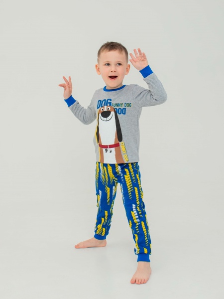 Піжама для хлопчиків Smil р.98 сірий 104523 