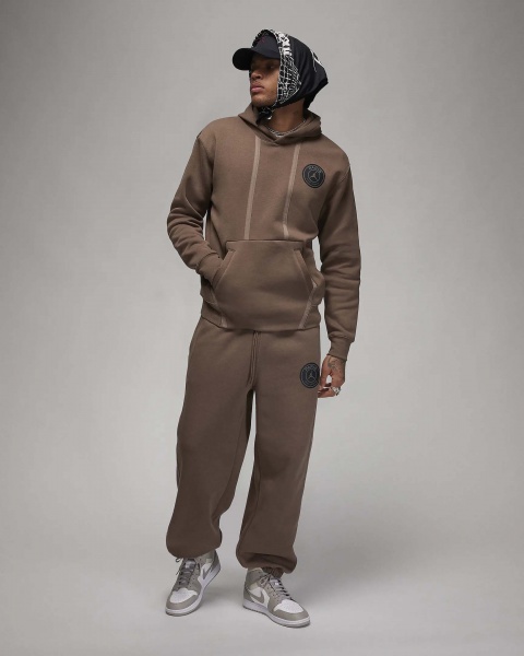 Джемпер Nike M J PSG HBR FLC PO DZ2923-274 р.L бежевий