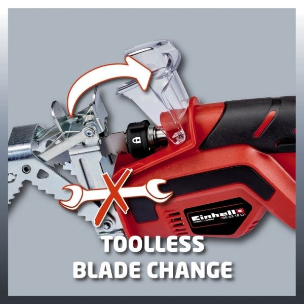 Електропила Einhell X-Change GE-GS 18 Li Solo 3408220 обрізна