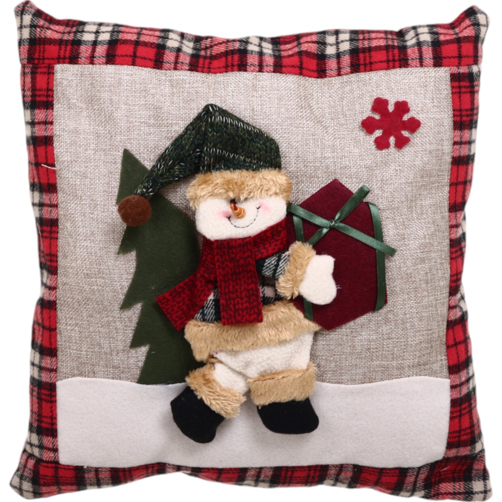 Декорация новогодняя подушка/персонажи 40см 2 ассорт. W22-18A2867AB