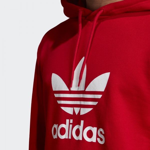 Джемпер Adidas TREFOIL HOODIE EJ9680 р. XL червоний