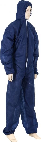 Комбинезон Виола одноразовый с капюшоном рост универсальный синий