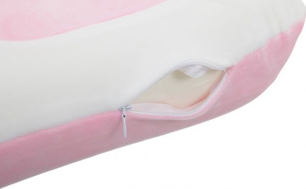 Подушка дорожня Лис 43х22 см рожева 