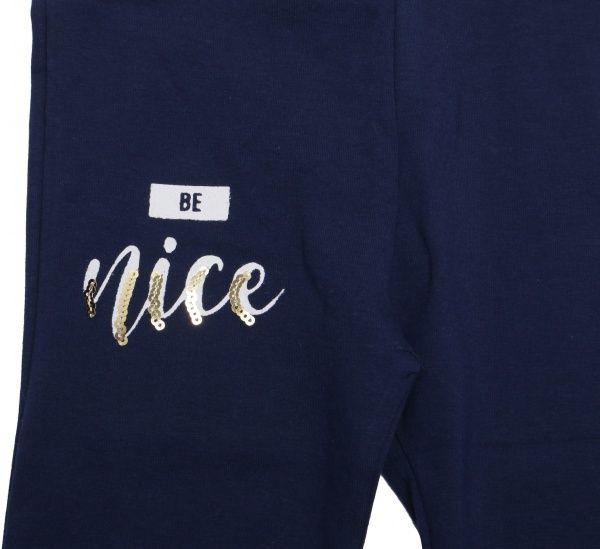 Леггинсы ALG для девочек 720761 р.128 синий с оранжевым 