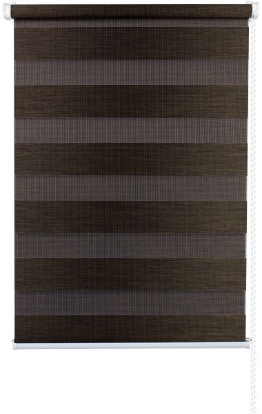 Ролета день-ночь Delfa Натур 57x160 см шоколадная 